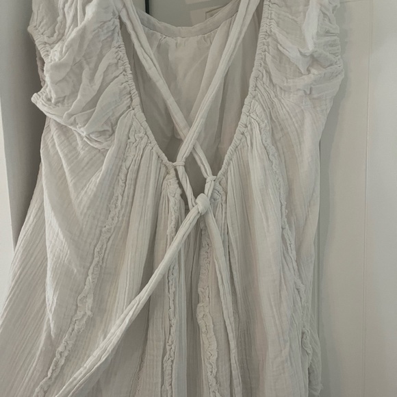 Free People gauzy white mini dress - Picture 5 of 5